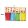 Early Learning Wooden Montessori Counting Sticks Toy - Wooden Puzzle Toys