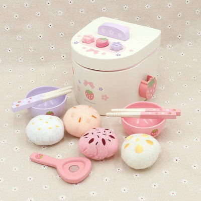 Cooking toys, rice cooker and small appliances toys - Wooden Puzzle Toys