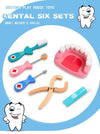 Educational Brushing Teeth Exercise Wooden Dentistry Toy - Wooden Puzzle Toys