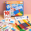 Wooden Early Educational Counting and Wooden Sticks - Wooden Puzzle Toys