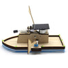 DIY 3D Wooden Solar Powered Paddle Boat - Wooden Puzzle Toys