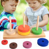 Wooden Tower of Hanoi Puzzle Toy - Wooden Puzzle Toys