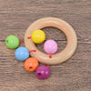 Wooden Colorful Infant Rattling Toy - Wooden Puzzle Toys