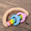 Wooden Colorful Infant Rattling Toy - Wooden Puzzle Toys