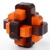 3D Wooden Geometric Interlocking Brain Teaser - Wooden Puzzle Toys