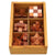 Set of 6 Wooden Kong Ming Lock Interlocking Burr Puzzles