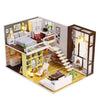 DIY 3D Wooden Fashionable Dollhouse with Furniture and LED Lights - Wooden Puzzle Toys