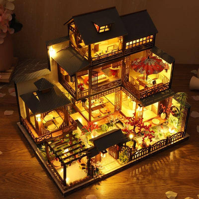 DIY 3D DollHouse Wooden Miniature Toys - Wooden Puzzle Toys