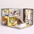 DIY 3D Wooden Future Dollhouse with Furniture and LED Lights