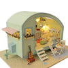 DIY 3D Wooden Travelling Dollhouse with Furniture and LED Lights - Wooden Puzzle Toys