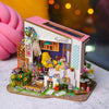 Robotime Wooden 3D DIY Miniature Dollhouses with Furniture and LEDs - Wooden Puzzle Toys
