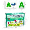 51Pcs Wooden English Alphabet Puzzle with Flash Paper Cards with Pen - Wooden Puzzle Toys