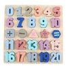 Wooden Educational Alphabet and Number Puzzle Toys - Wooden Puzzle Toys