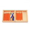 Montessori Material for Single, Teens and Tens Seguin Board with Beads Bars - Wooden Puzzle Toys