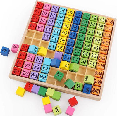 Montessori Multiplication Table Teaching Toy - Wooden Puzzle Toys