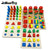 Set of 8 Wooden Montessori Educational Geometric Shape Puzzle Toys