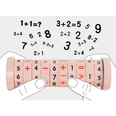 Wooden Manipulative Number Counting Toy - Wooden Puzzle Toys