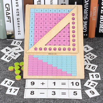 Wooden Math Teaching Toy - Wooden Puzzle Toys