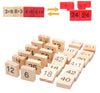 Wooden Multiplication Table Stacking Board - Wooden Puzzle Toys