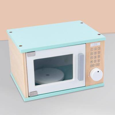 Wooden Oven and Microwave with Food and Utensils Toys - Wooden Puzzle Toys