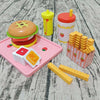 Fast Food Lunch with fries or hot dog - Wooden Puzzle Toys