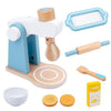 DIY Wooden Toy Pretend Play Simulation Kitchen Coffee Machine Cooking Model Set Educational Toys - Wooden Puzzle Toys