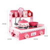 Wooden Furnace and Kitchen Set - Wooden Puzzle Toys