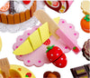 Wooden Simulation Cake Strawberry Pretend play - Wooden Puzzle Toys