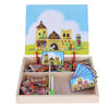 Wooden Magnetic Puzzle Board Cartoon Toy - Wooden Puzzle Toys
