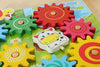 Wooden Colorful Gear Set Toy - Wooden Puzzle Toys