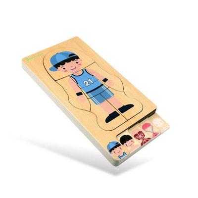 Wooden Human Body Structures Puzzles - Wooden Puzzle Toys