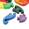 Wooden Snake Alphanumeric Puzzle Toy - Wooden Puzzle Toys