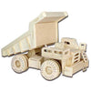 3D Sea-Land Model Kit Dump Truck Puzzle Toy - Wooden Puzzle Toys