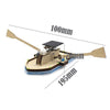 DIY 3D Wooden Solar Powered Paddle Boat - Wooden Puzzle Toys