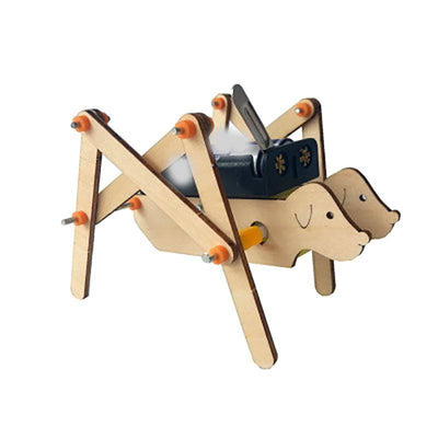 DIY Four-Legged Robot Dog - Wooden Puzzle Toys