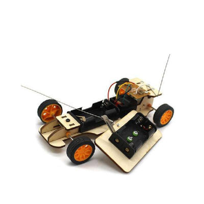 Wireless Control Experiment Model Science Toy Car - Wooden Puzzle Toys
