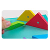 Wooden Colored Math Jigsaw Tangram Puzzle - Wooden Puzzle Toys