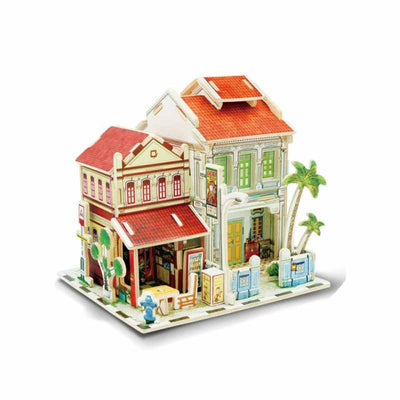 DIY Wooden House Assembling Toy - Wooden Puzzle Toys