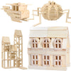 Wooden Construction Building Blocks - Wooden Puzzle Toys