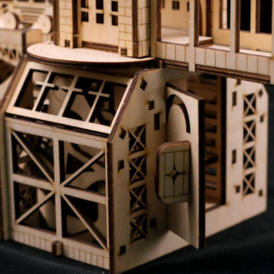 3D DIY Assembly Rowsfire Mechanical Model Puzzle: London Tower Bridge - Wooden Puzzle Toys