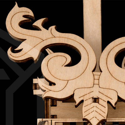 3D DIY Rowsfire Mechanical Model Puzzle: Empire Catapult - Wooden Puzzle Toys