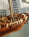 3D DIY Two Mast Sailboat model assembly kit scale 1:96 Harvey Sailboat Model Kit - Wooden Puzzle Toys