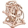 3D DIY Wooden Mechanical Models For Teens: Lucky Wheel and Pendulum Clock - Wooden Puzzle Toys