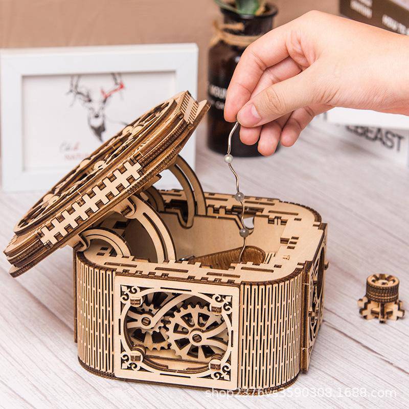 ROKR Treasure Box LK502, Wooden Jewelry Box Puzzle – ROKR store