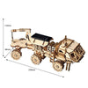 3D Robotime ROKR Model Mechanical Transmission Solar Energy Powered Puzzle Toys: Hermes Rover - Wooden Puzzle Toys