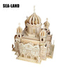 3D Sea-Land Model Kit Cathedral Of Christ The Savior - Wooden Puzzle Toys