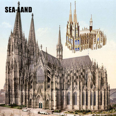 3D Sea-Land Model Kit Cologne Cathedral - Wooden Puzzle Toys