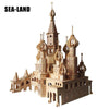 3D SEA-LAND Model Kit St. Petersburg Church - Wooden Puzzle Toys
