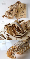 3D Wooden UGEARS HURDY-GURDY Violin Model Puzzle - Wooden Puzzle Toys