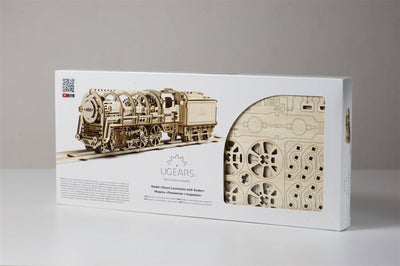 3D Wooden UGEARS STEAM LOCOMOTIVE Model Puzzle - Wooden Puzzle Toys